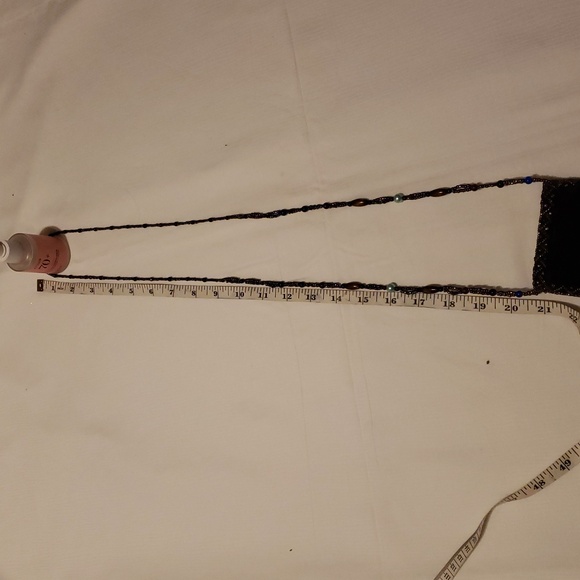 Purple Beaded Dragonfly Bag - Picture 5 of 5